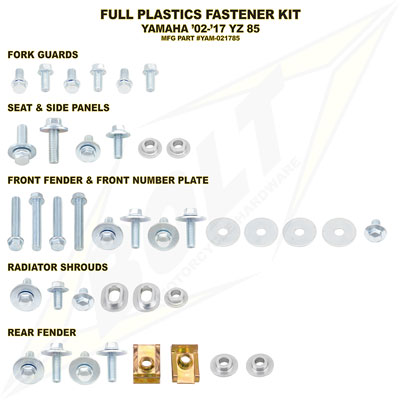Bolt Full Plastics Fastener Kit#170541-P