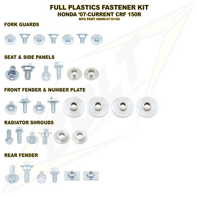 Bolt Full Plastics Fastener Kit#170541-P