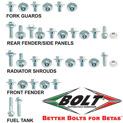 Bolt Full Plastics Fastener Kit#170541-P