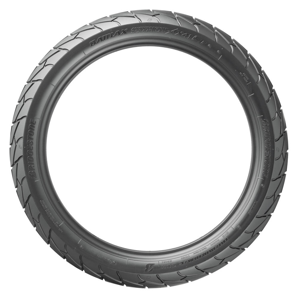 Bridgestone Battlax Adventurecross Scrambler AX41S Front Motorcycle Tire 120/70R-17 (58H)#mpn_11465