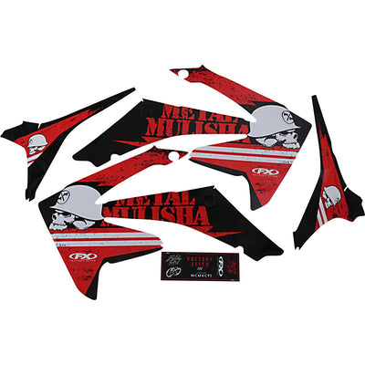 METAL MULISHA SHROUD/AIRBOX GRAPHIC KIT HONDA CRF250#mpn_23-11336