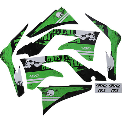 METAL MULISHA SHROUD/AIRBOX GRAPHIC KIT KAWASAKI KX450F 12-15#mpn_23-11132