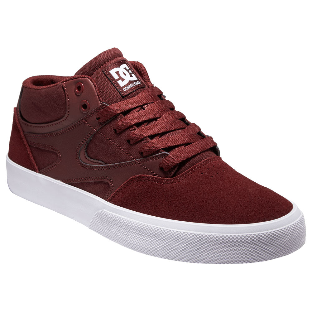 DC Kalis Vulc Mid Shoes Size 10.5 Burgundy#mpn_ADYS300622-BUR-10.5