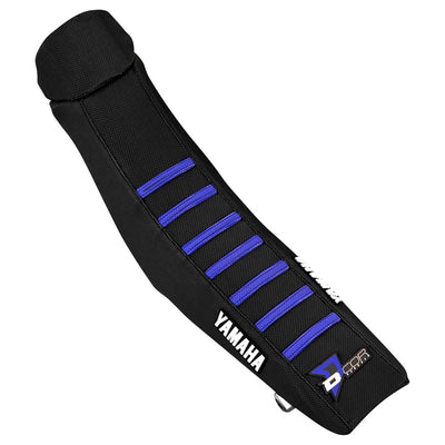 D'Cor Visuals Gripper Seat Cover Ribbed Black/Blue#mpn_30-50-126