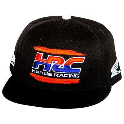 D'Cor Visuals Honda HRC Factory Snapback Hat Black#70-138-1