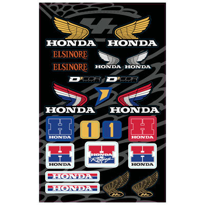 D'Cor Visuals Honda Retro Decal Sheet#mpn_40-10-103
