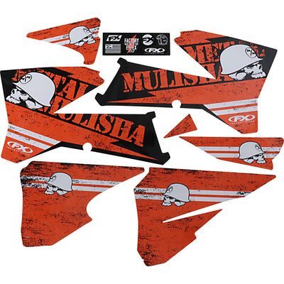METAL MULISHA SHROUD/AIRBOX GRAPHIC KIT KTM SX125-525,#mpn_23-11522
