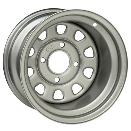 ITP 1225571032 Delta Steel Wheel - Silver 12 x 7 #1225571032