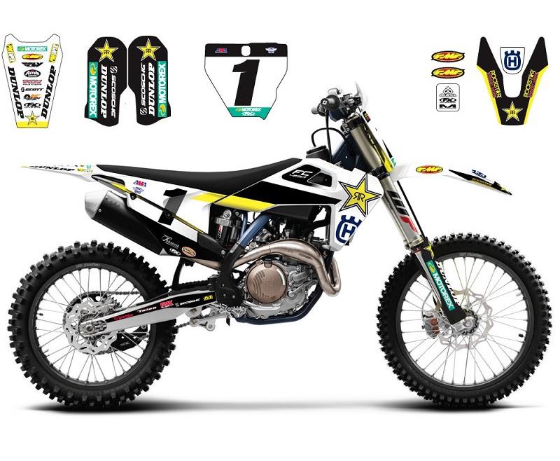 TEAM REPLICA COMPLETE GRAPHIC KIT HUSQVARNA TC 50 17-20#mpn_23-09602