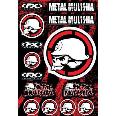 Factory Effex Metal Mulisha Sticker Sheet 2#mpn_16-68052