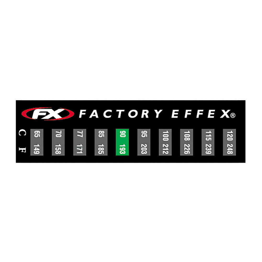 Factory Effex Temperature Stickers#mpn_08-90225