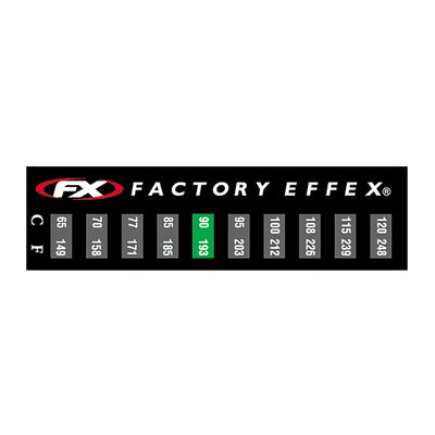 Factory Effex Temperature Stickers#mpn_08-90225