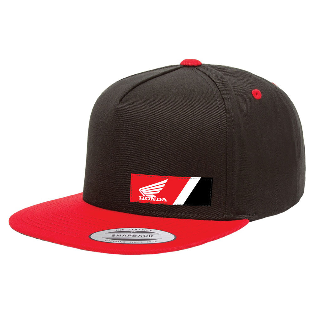 Factory Effex Honda Wedge Snapback Hat Black/Red#mpn_23-86300