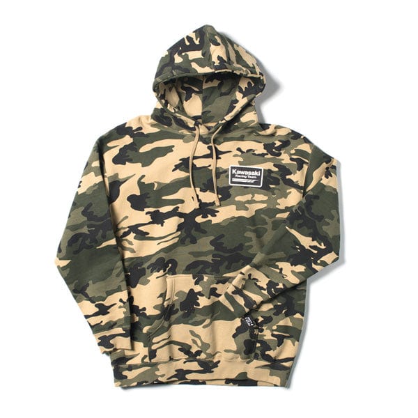 Factory Effex Kawasaki Men's Camo Pullover Hoodie/Camo (M)#mpn_19-88112