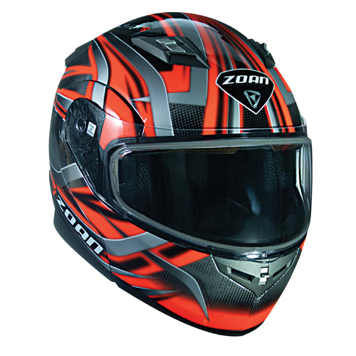 Zoan 137-368 Flux 4.1 Double Lens Snow Helmet - Orange Xx-Large #137-368