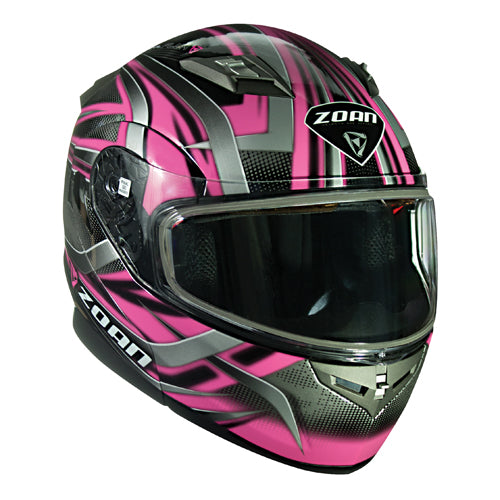 Zoan 137-374 Flux 4.1 Double Lens Snow Helmet - Pink Small #137-374