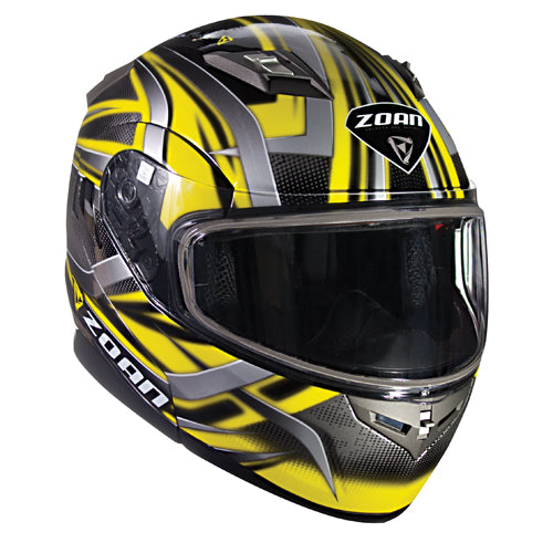 Zoan 137-348 Flux 4.1 Double Lens Snow Helmet - Yellow Xx-Large #137-348