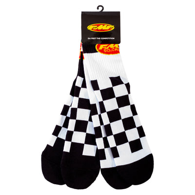 FMF Checker Socks - 2 Pack Size 10-13 Assorted#mpn_HO20194902-AST-OS