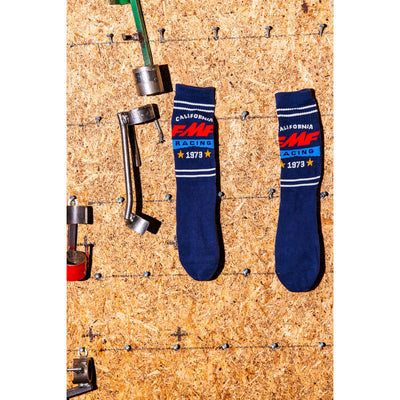 FMF 73 Socks Size 10-13 Navy#FA24194902-NVY-OS