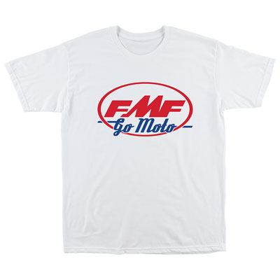 FMF Go Moto T-Shirt Medium White#mpn_FA25118900-WHT-M