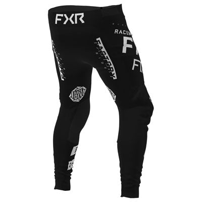 FXR Racing Podium Pant 2022 36" Black/White#mpn_223343-1001-36