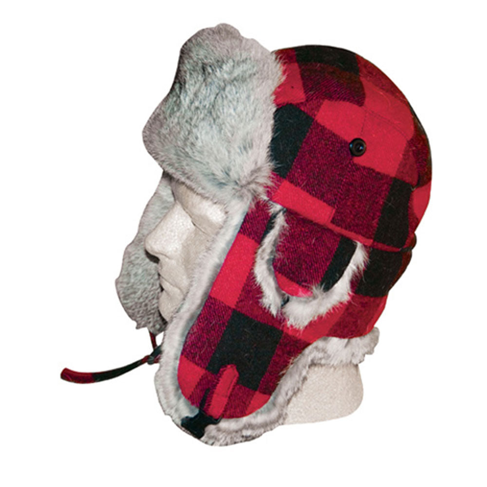 Yukon HG879 Alaskan Hat - Red Plaid Medium #HG879