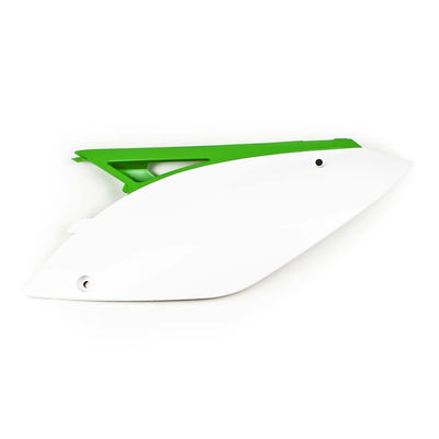 Factory Effex Side Plate Plastic White For Kawasaki KX250F 13-16 KX450F#mpn_11-75130