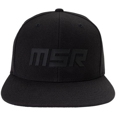 MSR Corp Snapback Hat Black/Black#213-894-0001