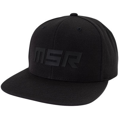 MSR Corp Snapback Hat Black/Black#mpn_213-894-0001