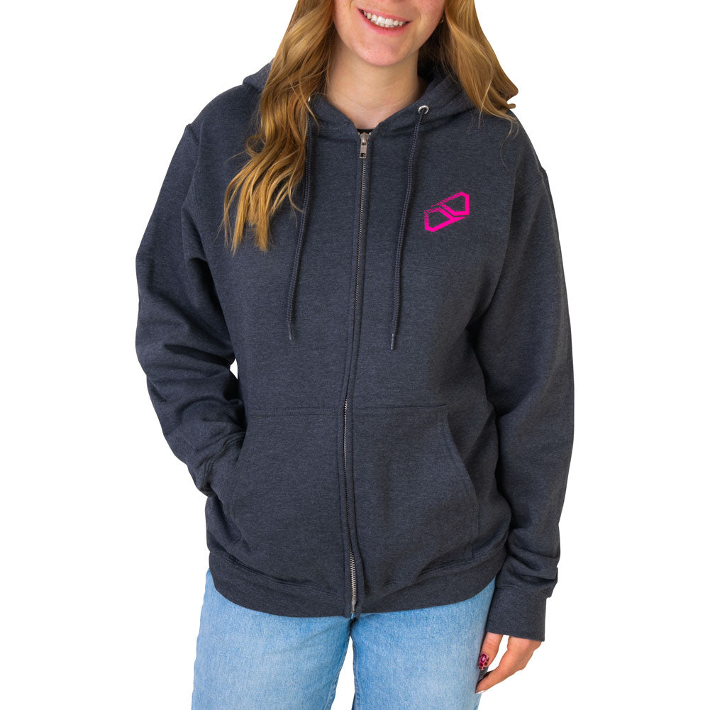 MSR Women's Wayback Zip-Up Hooded Sweatshirt Small Grey#218-541-0002