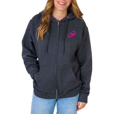 MSR Women's Wayback Zip-Up Hooded Sweatshirt Small Grey#218-541-0002