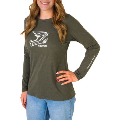 MSR Women's Crown Long Sleeve T-Shirt#218528-P