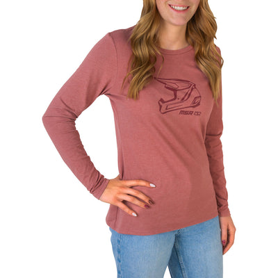 MSR Women's Crown Long Sleeve T-Shirt#218528-P