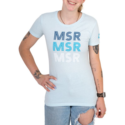 MSR Women's Lines T-Shirt X-Large Light Blue#mpn_217-817-0011