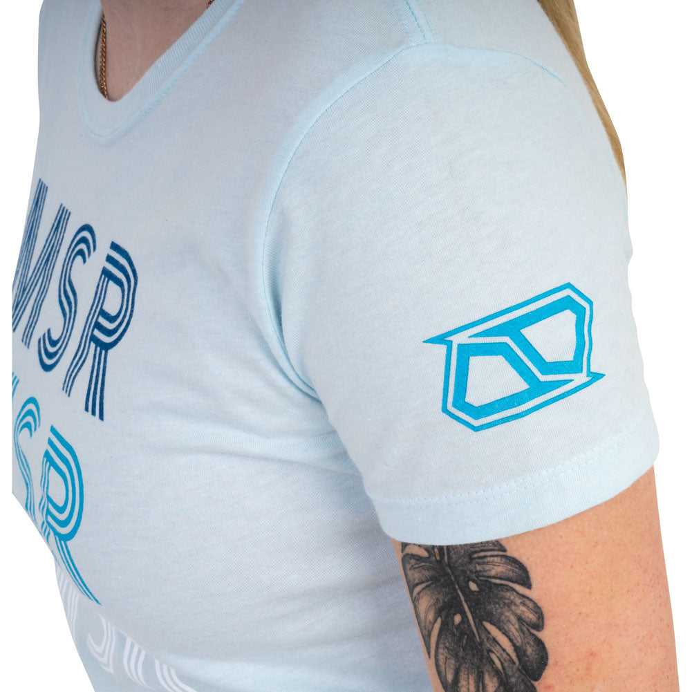 MSR Women's Lines T-Shirt XX-Large Light Blue#217-817-0012