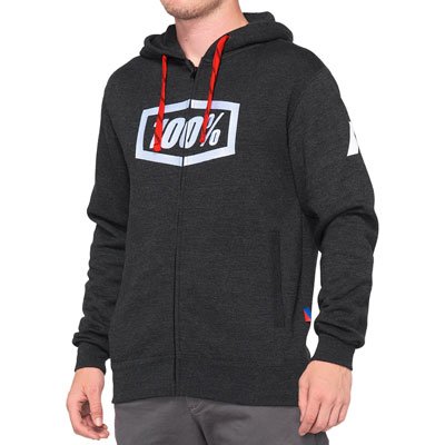 100% Syndicate Zip-Up Hooded Sweatshirt#170964-P