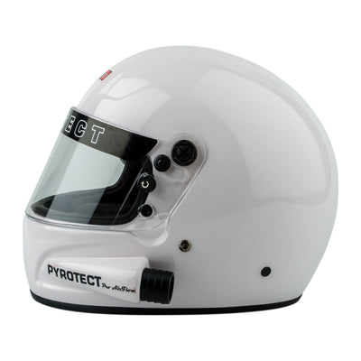 Pyrotect Pro Sport Full Face Duckbill Side Forced Air Helmet Medium White#mpn_8012005