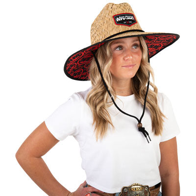 Rocky Mountain ATV/MC Logo Straw Hat#190888-P