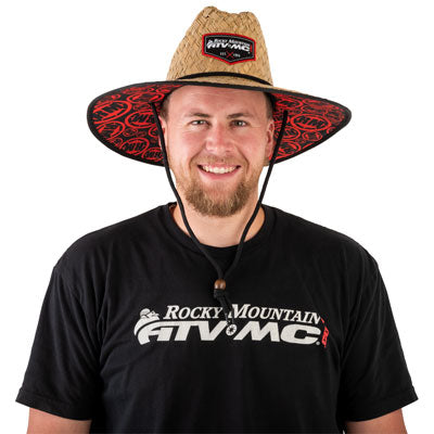 Rocky Mountain ATV/MC Logo Straw Hat#190888-P