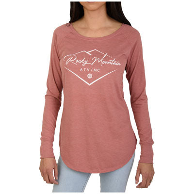 Rocky Mountain ATV/MC Women's Mountain Long Sleeve T-Shirt#213658-P