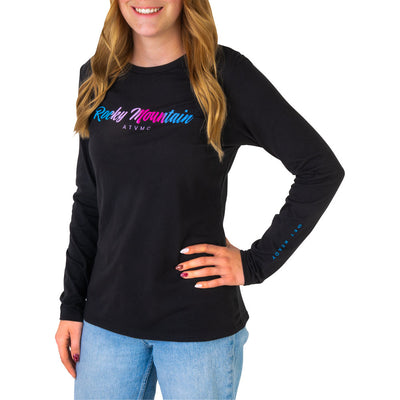 Rocky Mountain ATV/MC Women's Fade Long Sleeve T-Shirt#218526-P