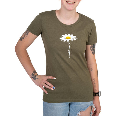 Rocky Mountain ATV/MC Women's Flower T-Shirt#217810-P
