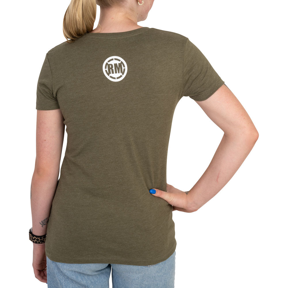 Rocky Mountain ATV/MC Women's Flower T-Shirt#217810-P
