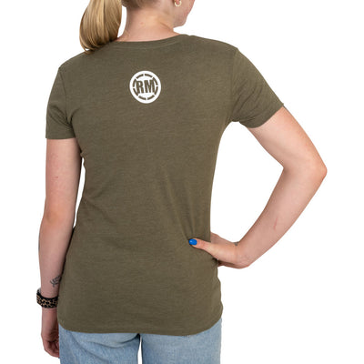 Rocky Mountain ATV/MC Women's Flower T-Shirt#217810-P