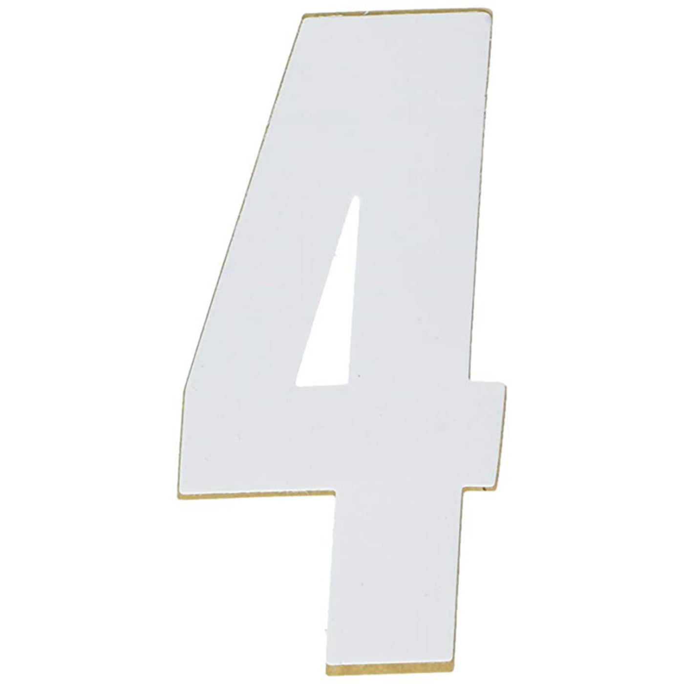 Factory Effex Standard Number Graphics 4 White 8"#mpn_02-4484