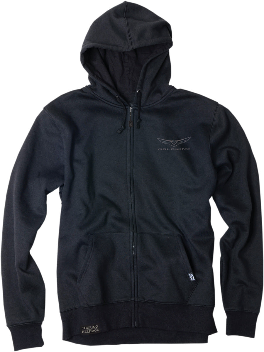 Factory Effex Goldwing Burst Zip Hoodie 2XL Black#mpn_25-88818