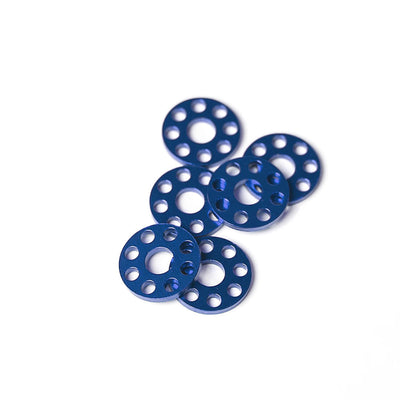 Factory Effex 25mm Ultralite Aluminum Washers Blue#mpn_22-36710
