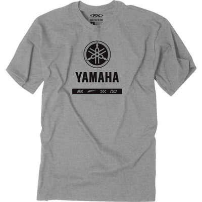 Factory Effex Yamaha Alpha T-Shirt 2XL Heather Gray#mpn_27-87238