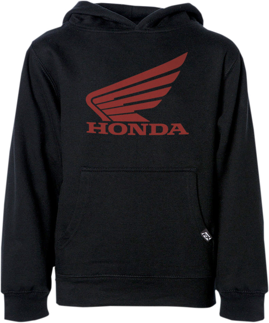 Factory Effex Youth Honda Wing Pullover Hoodie Small Black#mpn_25-88340