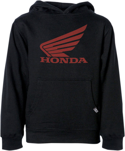 Factory Effex Youth Honda Wing Pullover Hoodie Small Black#mpn_25-88340